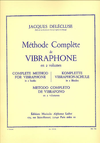Méthode complète de vibraphone vol.1