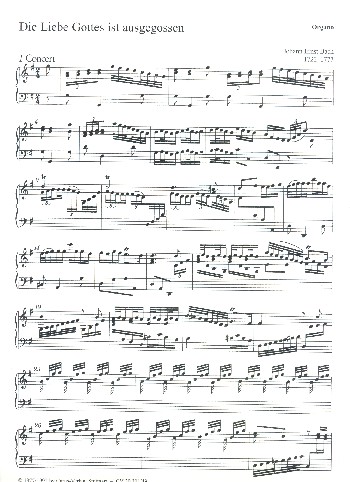 DIE LIEBE GOTTES IST AUSGEGOSSEN