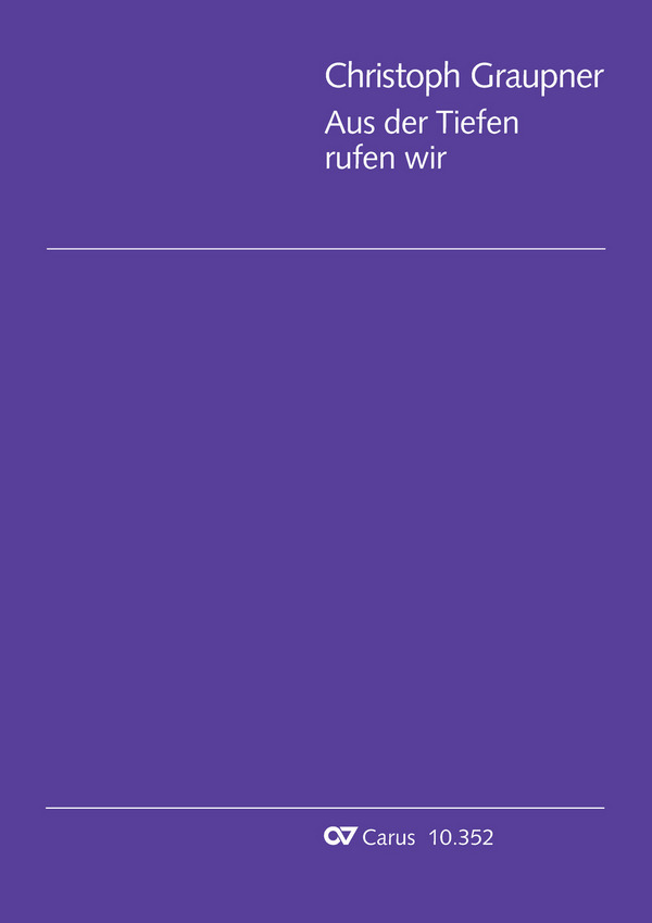 Aus der Tiefen rufen wir