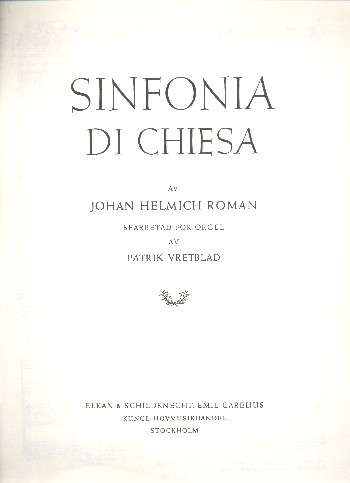 Sinfonia di chiesa D-Dur