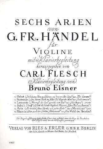 Lamento für Violine und Klavier