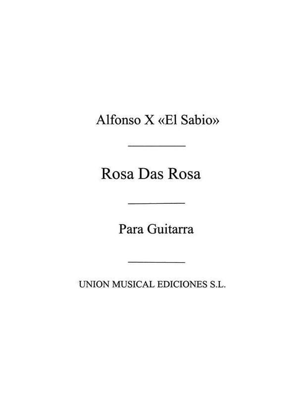 Rosas das rosas para guitarra
