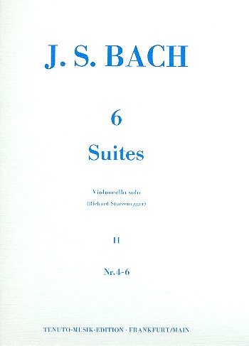 6 Suiten Band 2 (Nr.4-6) BWV1010-1012