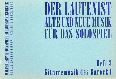 Gitarremusik des Barock Band 1