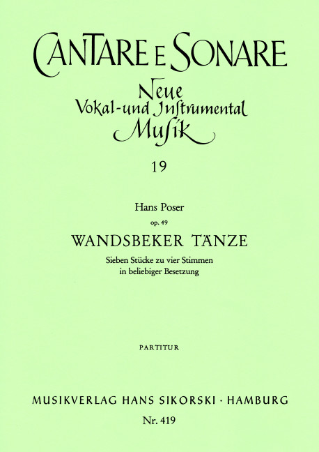 Wandsbeker Tänze op.49