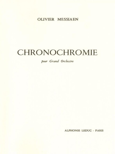 Chronochromie pour orchestre