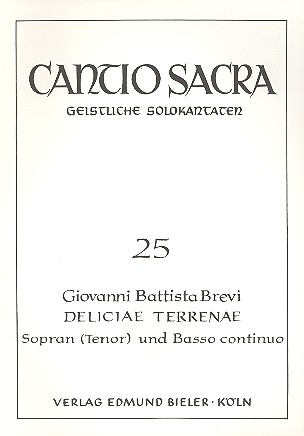 Deliciae terrenae für Sopran (Tenor)