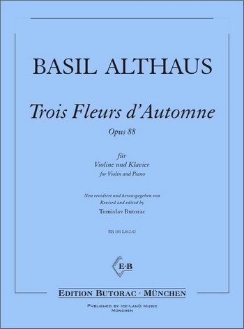3 Fleurs d'automne op.88
