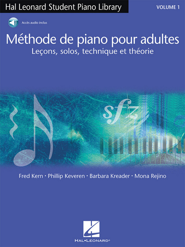 Méthode de piano pour adults vol.1 (+Online Audio)