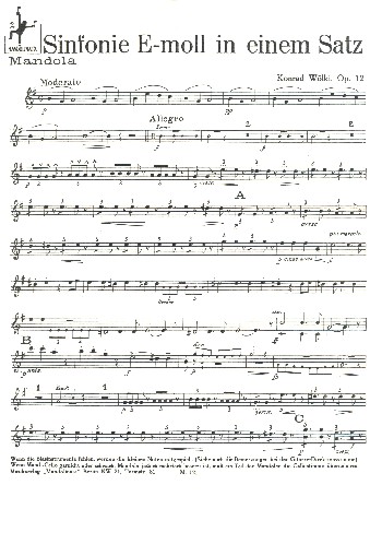 Sinfonie e-Moll in einem Satz op.12