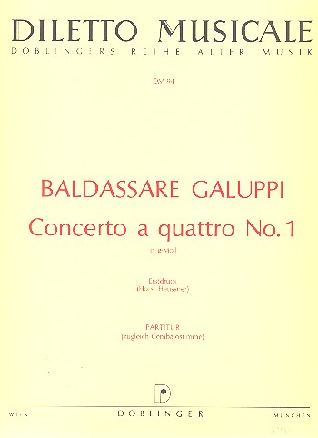 Concerto a quattro g-Moll Nr.1