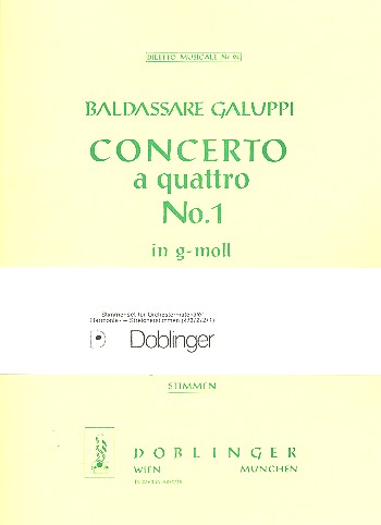 Concerto a quattro g-Moll Nr.1
