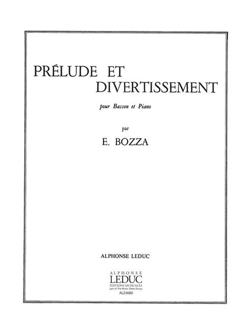 Prélude et Divertissement pour basson