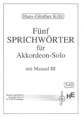 5 Sprichwörter