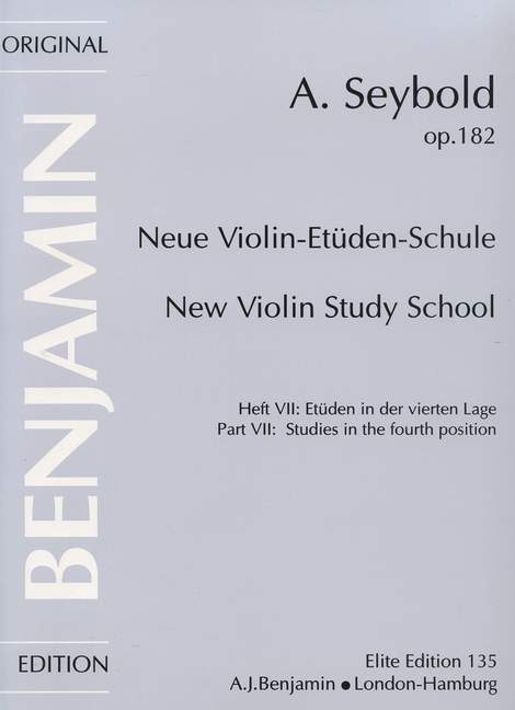 Neue Violin-Etüden-Schule op.182 Bd. - 4 Etüden in der 2. Lage