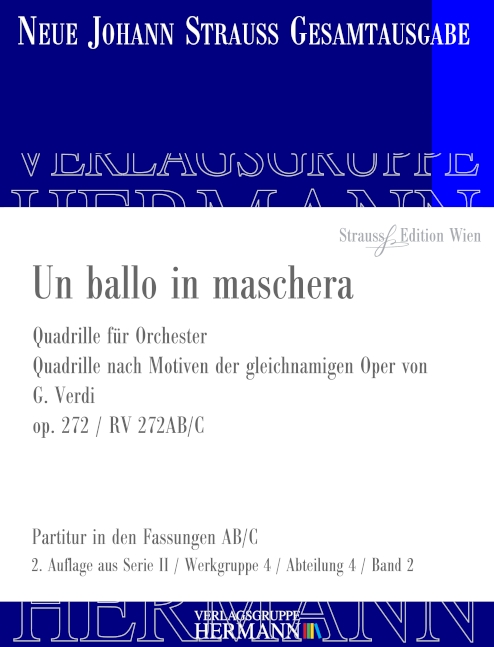 Quadrille Un ballo in maschera op.272 RV272