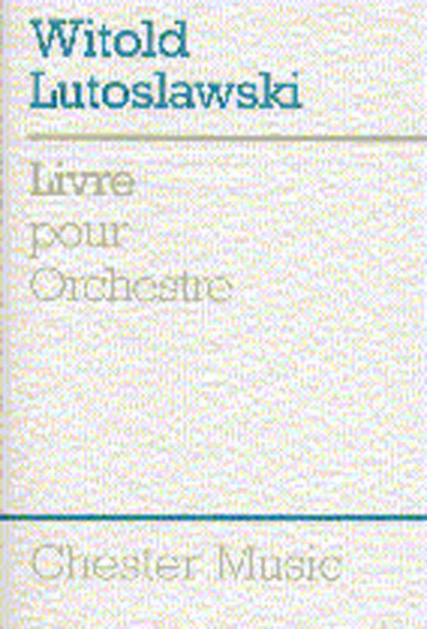 Livre pour orchestre