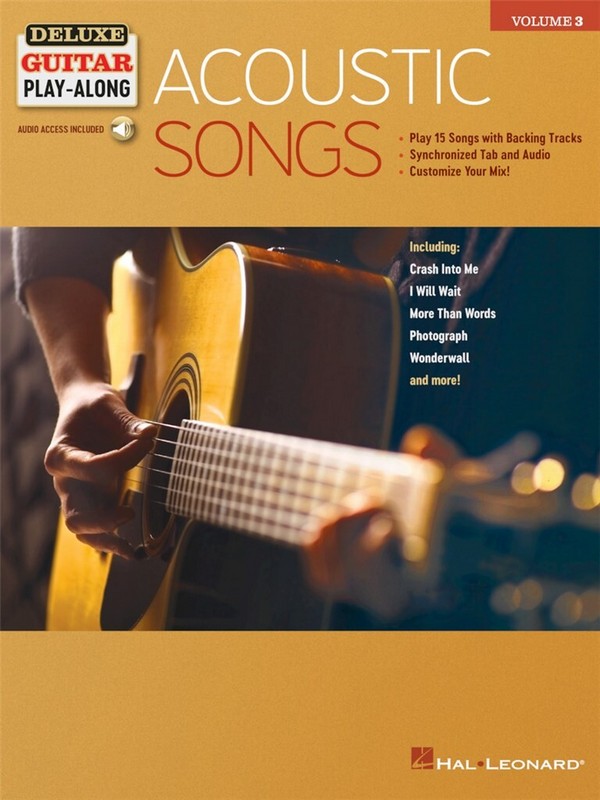 Deluxe Guitar Playalong vol.3 - Acoustic Songs (+Audio Access):
