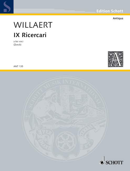 Nove ricercari a 3 voci