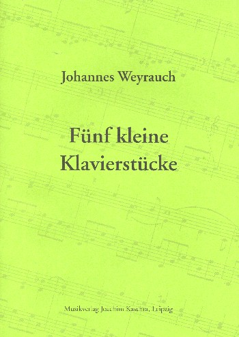 5 kleine Klavierstücke