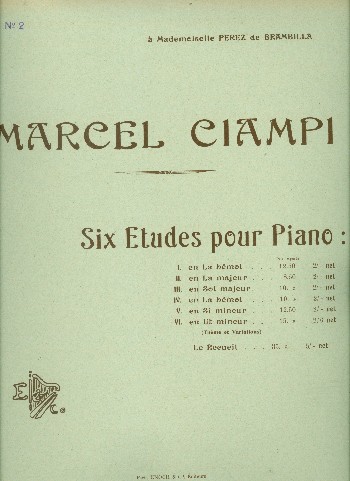 Étude en la majeur no.2