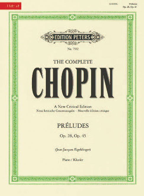 Haftnotizblock Chopin Préludes 50 Seiten 10 x 7,5 cm