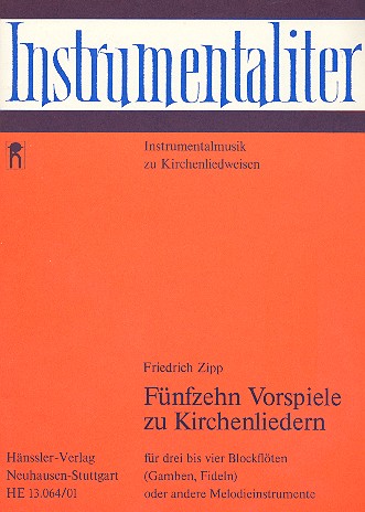 15 Vorspiele zu Kirchenliedern