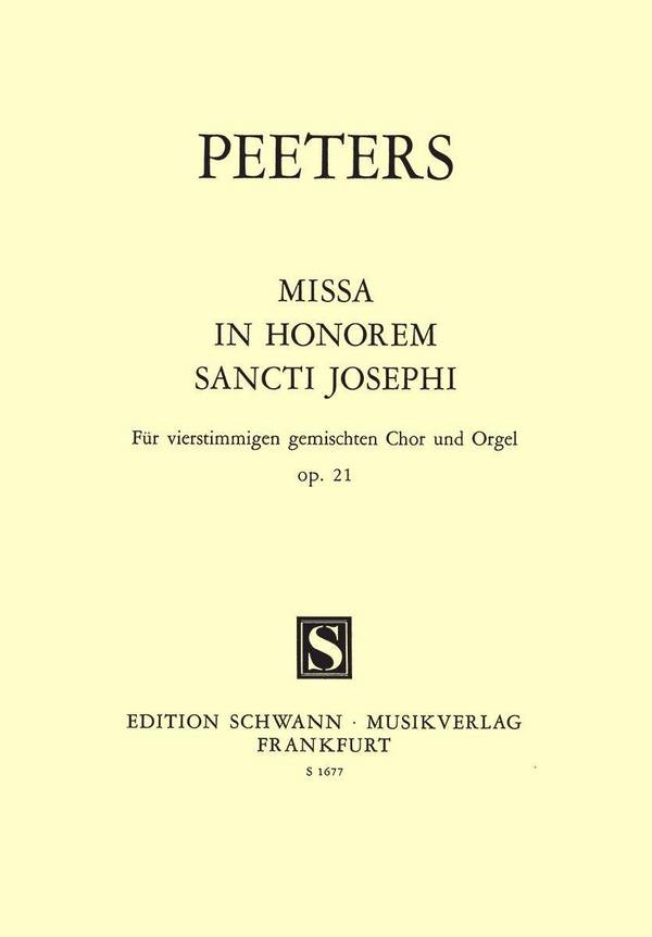 Missa in honorem Sancti Josephi op.21