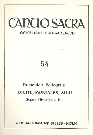 Dicite mortales für