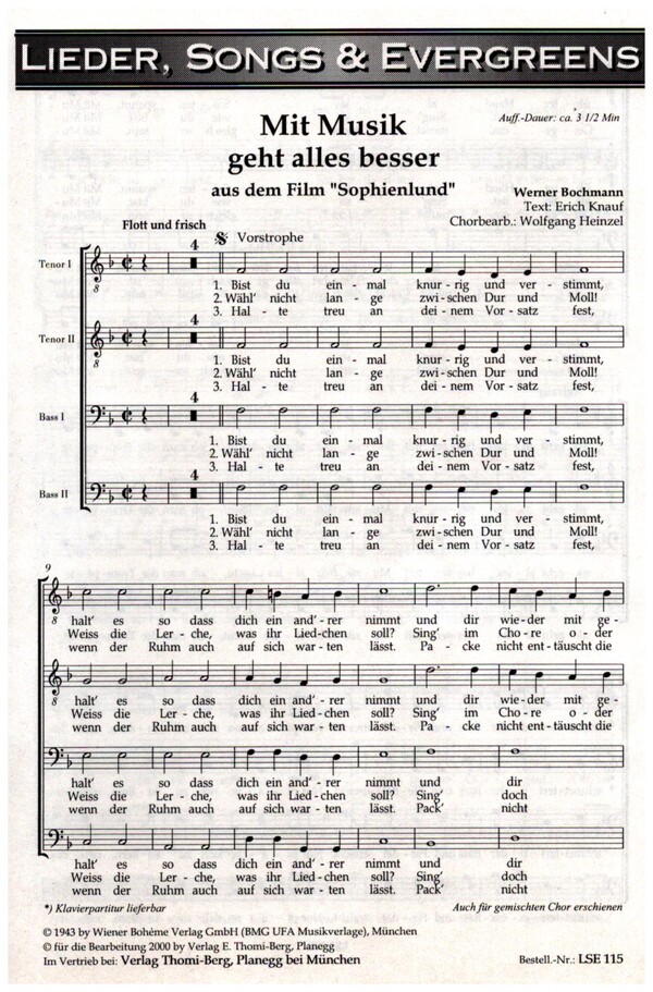 Mit Musik geht alles besser