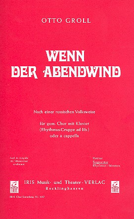 Wenn der Abendwind für gem Chor