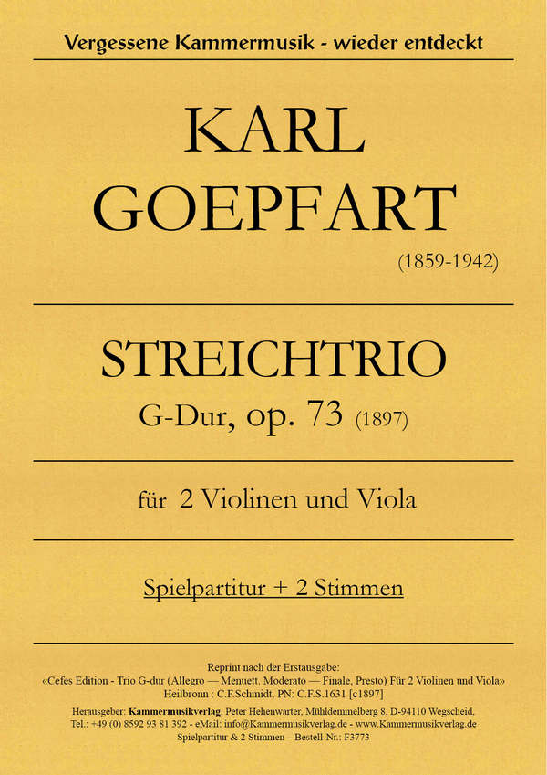 Trio G-Dur op.73