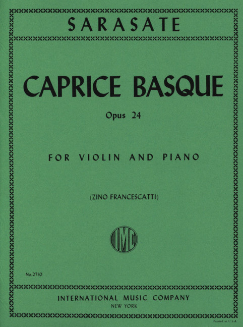 Caprice basque op.24