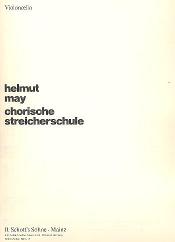 Chorische Streicherschule für den Anfang