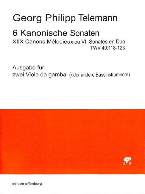 6 kanonische Sonaten TWV40:118-123