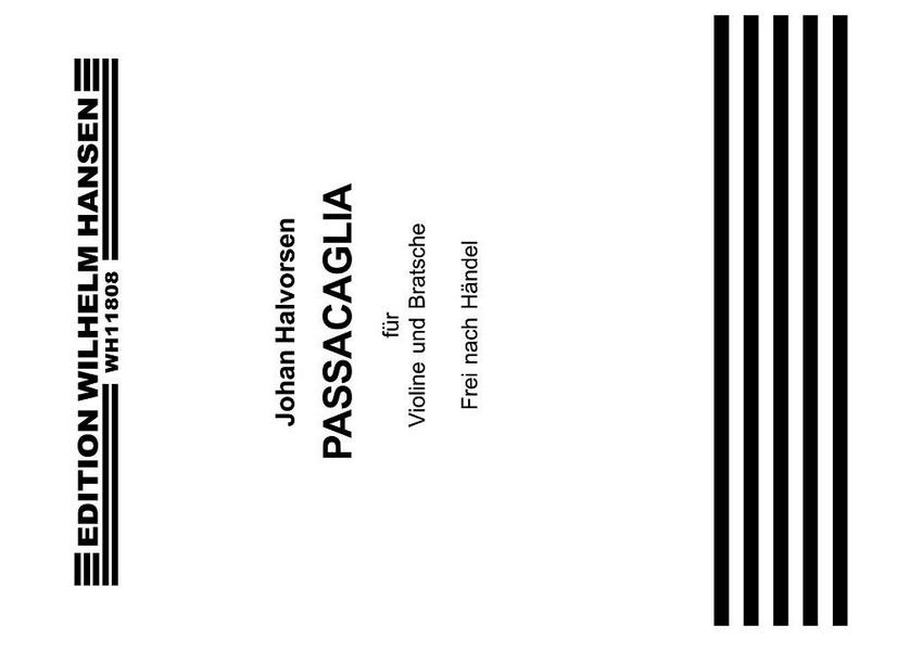 Passacaglia für Violine und Viola