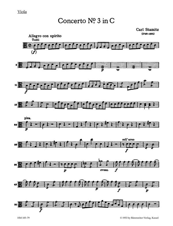 Konzert C-Dur Nr.3 für