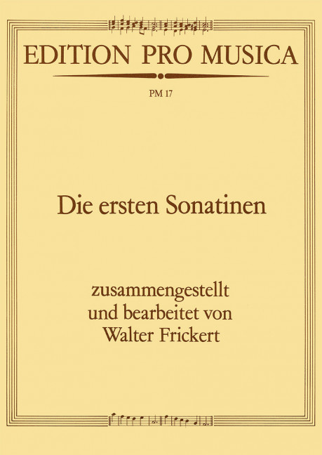 Die ersten Sonatinen