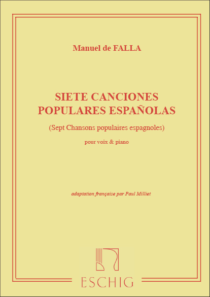 7 chansons populares Espagnolas