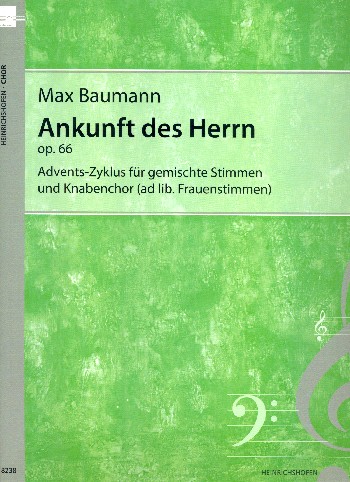 Ankunft des Herrn op.66 für gem Chor und