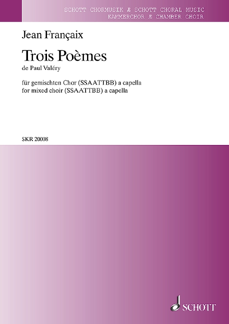 Trois Poèmes de Paul Valéry