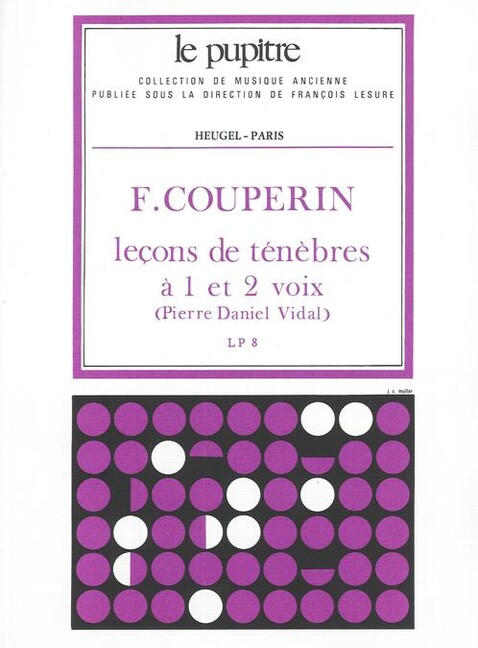 Lecons de tenebres a une
