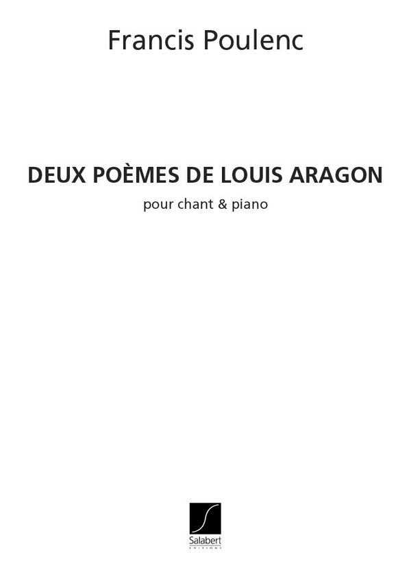 2 poèmes d'Aragon