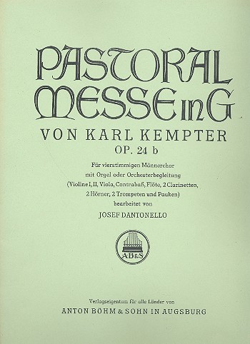 Pastoralmesse  G-Dur op.24b