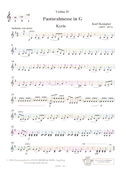 Pastoralmesse G-Dur op.24