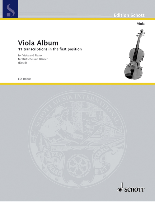Viola Album 11 Transkriptionen in der 1. Position