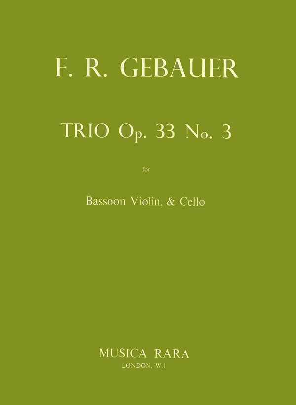 Trio B-Dur op.33,3