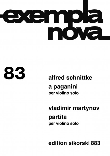 A Paganini (Schnittke) / Partita (Martynov, V.I.)