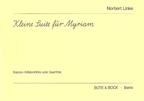 Kleine Suite für Myriam