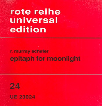 Epitaph for moonlight for mixed choir and metal